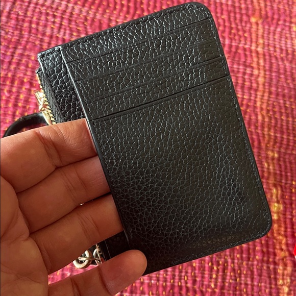 Kate Spade Lena Black Leather Wristlet Travel Wallet with Key Pouch 🔑 - Picture 4 of 7